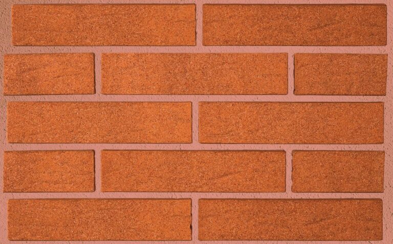 FornaceFosdondo Extruded Bricks Nevada Grout 24 Rosso Intenso